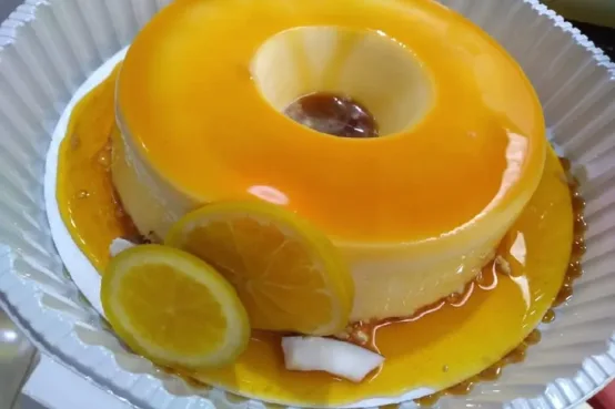 Pudim de Laranja com Leite Condensado
